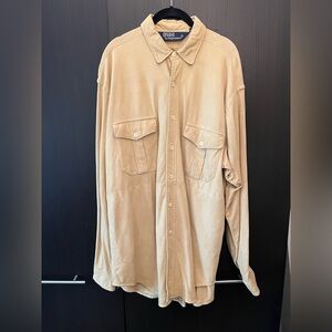 Polo Ralph Lauren Men’s Suede Button Up